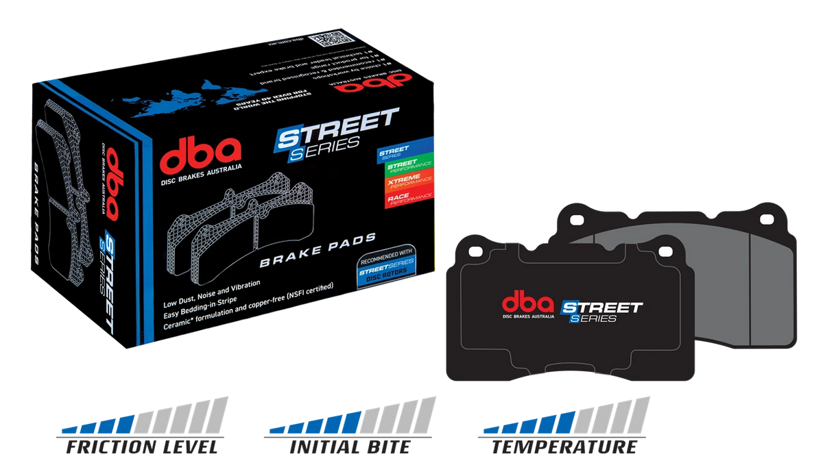 Disc Brakes Australia Brake Pads Street Series Ceramic | Rear Axle DB1130SS - Land Rover Discovery Mk2