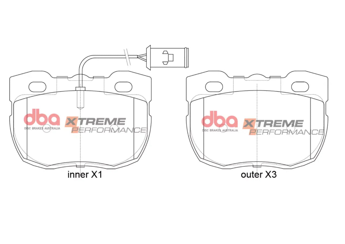Disc Brakes Australia Brake Pads Xtreme Performance | Front DB1176XP - LAND ROVER DISCOVERY I (LJ)