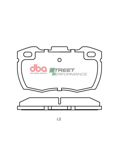 Disc Brakes Australia Brake Pads Street Performance | Front DB1305SP - Land Rover Defender L316