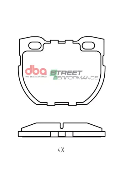 Disc Brakes Australia Brake Pads Street Performance | Rear DB1306SP - Land Rover Defender L316