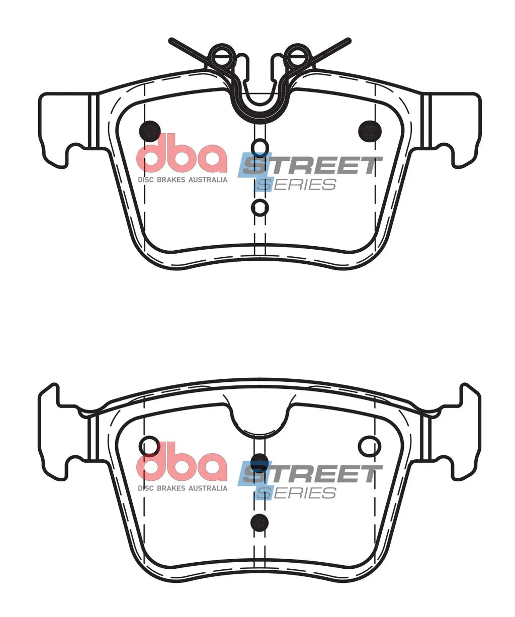 Disc Brakes Australia Brake Pads Street Series Ceramic | Rear Axle DB15059SS - LAND ROVER DISCOVERY SPORT (L550)