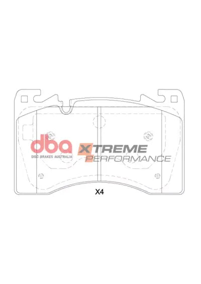 Disc Brakes Australia Brake Pads Xtreme Performance | Front DB15292XP - LAND ROVER RANGE ROVER V (L460) D350 MHEV AWD