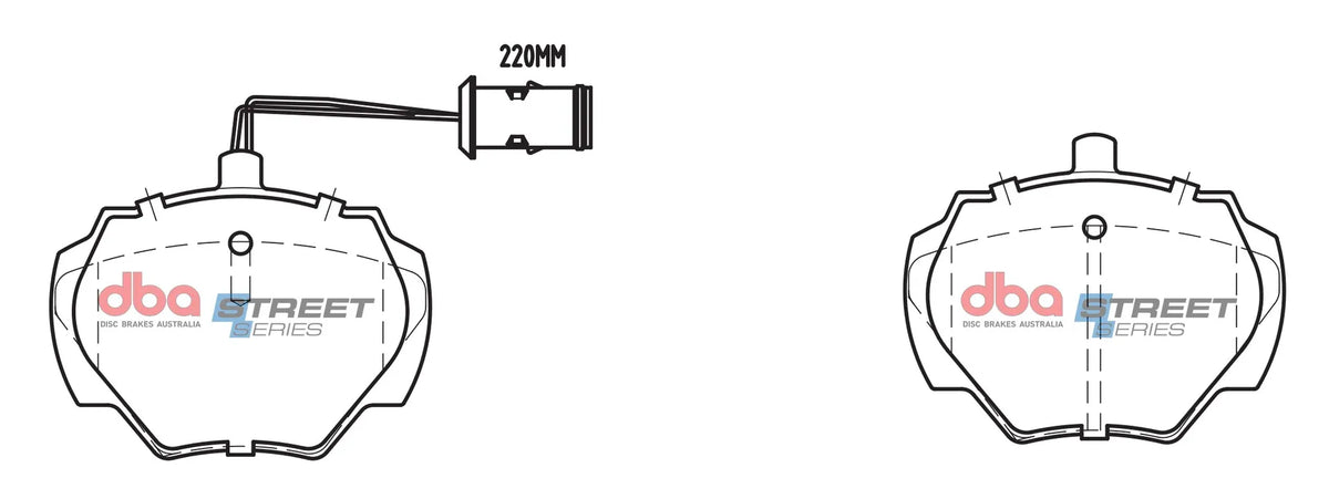 Disc Brakes Australia Brake Pads Street Series Ceramic | Rear Axle DB1285SS - LAND ROVER DISCOVERY I (LJ)