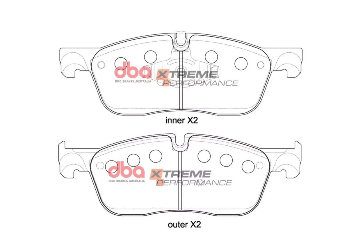 Disc Brakes Australia Brake Pads Xtreme Performance | Front Axle DB15058XP - LAND ROVER DISCOVERY SPORT (L550)