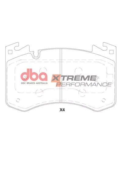 Disc Brakes Australia Brake Pads Xtreme Performance | Front DB15291XP - LAND ROVER RANGE ROVER V (L460) D350 MHEV AWD