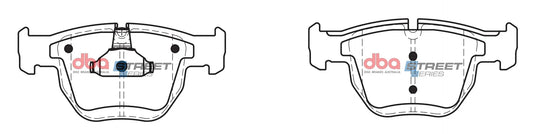 Disc Brakes Australia Brake Pads Street Series Semi-metallic | Front Axle DB2054SS - LAND ROVER RANGE ROVER Mk III (L322) 4.2 4x4