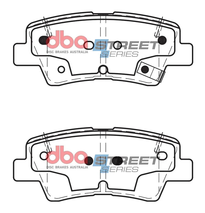 Disc Brakes Australia Brake Pads Street Series Ceramic DB2076SS - LAND ROVER DISCOVERY V (L462) 3.0 SDV6 4x4