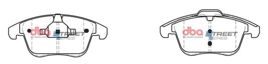 Disc Brakes Australia Brake Pads Street Series Ceramic | Front Axle DB2296SS - LAND ROVER FREELANDER 2 (L359) 2.0 Si4 4x4