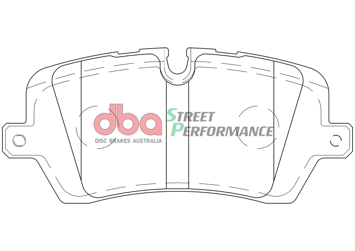 Disc Brakes Australia Brake Pads Street Performance | Rear Axle DB8919SP - Land Rover Defender L663