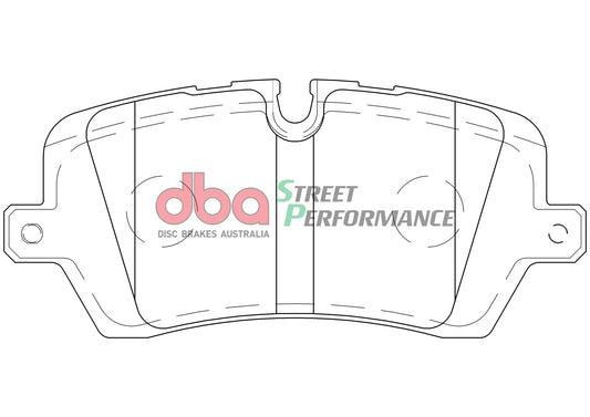 Disc Brakes Australia Brake Pads Street Performance | Rear Axle DB8919SP - Land Rover Defender L663