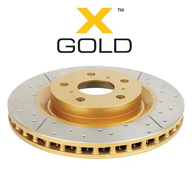 Disc Brakes Australia Street Series - X-GOLD DBA093X - Land Rover Discovery Mk2