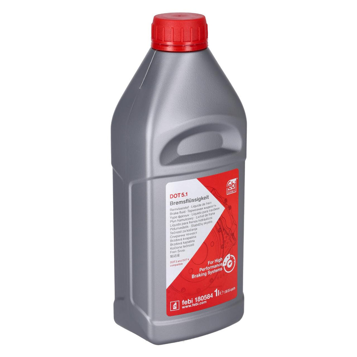 Febi Bilstein Brake Fluid Liquids 180584 - LAND ROVER FREELANDER 2 (L359) 2.2 TD4 4x4