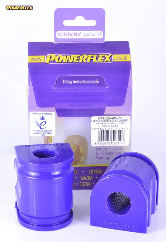 Powerflex Rear Anti Roll Bar Bush 22mm PFR32-405-22 (Pack of 2) - Land Rover Discovery 3 / 4